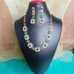 Emerald Zavi Rhinestone Jewellery Set