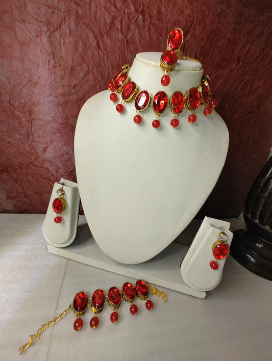 Ruby Mehar Jewellery Set